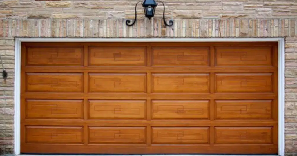 wood garage door